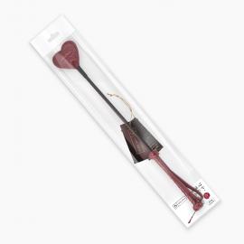 Шльопанка Liebe Seele Wine Red Riding Crop with Heart-Shape Tip - 4