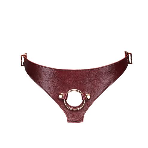 Трусики для страпону Liebe Seele Wine Red Strap on Harness