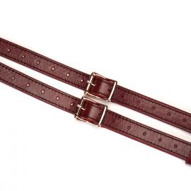 Трусики для страпона Liebe Seele Wine Red Strap on Harness - 8