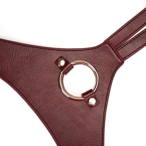 Трусики для страпону Liebe Seele Wine Red Strap on Harness