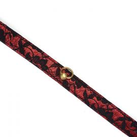Чокер з кільцем для повідця Liebe Seele Victorian Garden Choker - 3