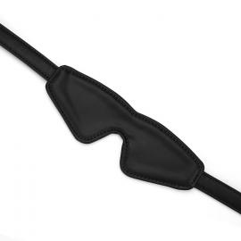Маска на глаза Liebe Seele Black Organosilicon Blindfold - 5