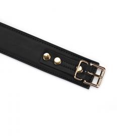 Нашийник з повідцем Liebe Seele Black Organosilicon Collar with Leash - 4