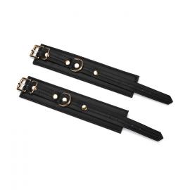 Наручники Liebe Seele Black Organosilicon Wrist Cuff - 3