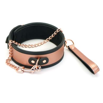 Ошейник с поводком Liebe Seele Rose Gold Memory Collar with Leash