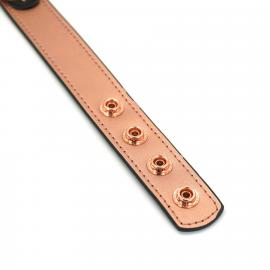 Нашийник із затискачами для сосків Liebe Seele Rose Gold Memory Collar with Nipple Clamps - 12