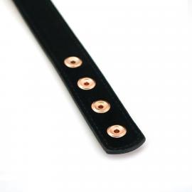 Нашийник із затискачами для сосків Liebe Seele Rose Gold Memory Collar with Nipple Clamps - 9