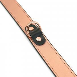 Нашийник із затискачами для сосків Liebe Seele Rose Gold Memory Collar with Nipple Clamps - 11