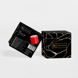 Скотч для бондажу Liebe Seele Bondage Tape Red 25м - 2