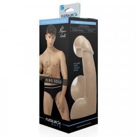 Фаллоимитатор Fleshjack Boys: Reno Gold Dildo - 2