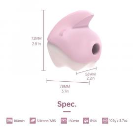 Вакуумний кліторальний стимулятор Magic Motion Unicorn Pink - 6