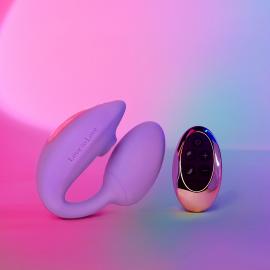 Віброяйце з вакуумною кліторальною стимуляцією Love To Love Wonderlover VIVA MAUVE - 1