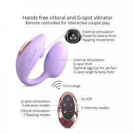 Віброяйце з вакуумною кліторальною стимуляцією Love To Love Wonderlover VIVA MAUVE - 9