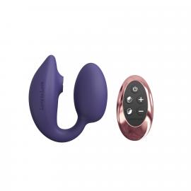 Виброяйцо с вакуумной клиторальной стимуляцией Love To Love Wonderlover MIDNIGHT INDIGO - 1