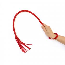 Батіг з екошкіри Art of Sex - Mistress, червоний - 4