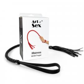 Батіг з екошкіри Art of Sex - Mistress, чорний - 2