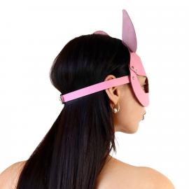 Шкіряна маска мишки Art of Sex - Mouse Mask, колір Рожевий - 3