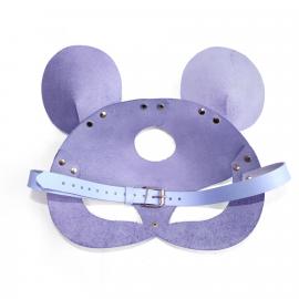 Кожаная маска мышки Art of Sex - Mouse Mask, цвет Лавандовый - 2