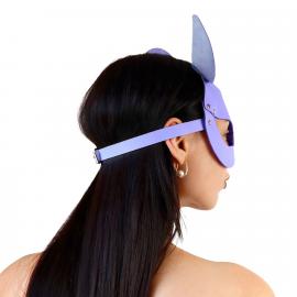 Кожаная маска мышки Art of Sex - Mouse Mask, цвет Лавандовый - 3