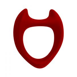 Эрекционное кольцо Wooomy Toro L Red - 1