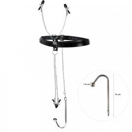 Бондажний набір із металевим анальним гаком №1 Art of Sex Blanca Bondage set with anal hook №1 - 1