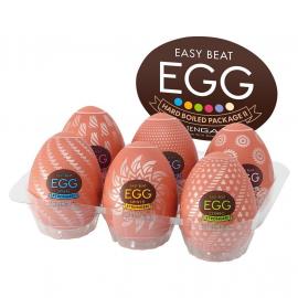 Набор мастурбаторов-яиц Tenga Egg Hard Boilded II Pack (6 яиц) - 1