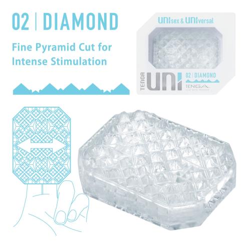 Мастурбатор Tenga UNI Diamond