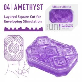 Мастурбатор Tenga UNI Amethyst - 4