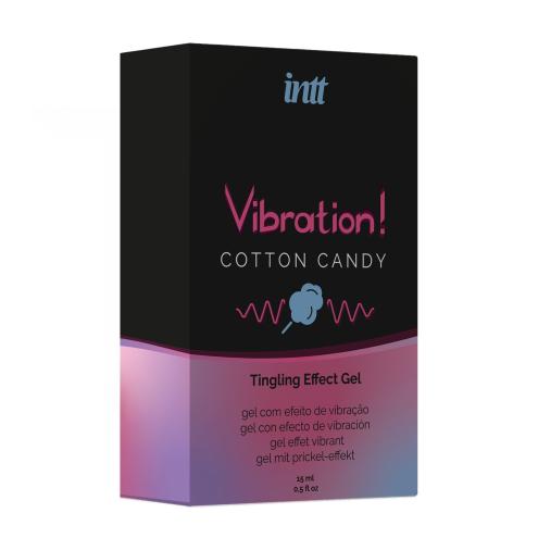 Жидкий вибратор Intt Vibration Cotton Candy (15 мл), густой гель