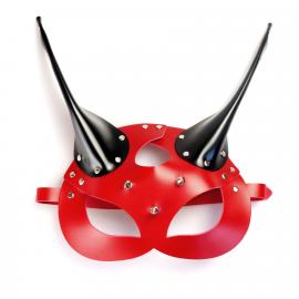 Шкіряна маска Art of Sex - Lucifer Red&Black - 3