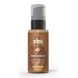 Зігріваючий масажний гель Sensuva - Sizzle Lips Salted Caramel (59 мл)