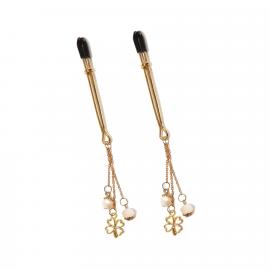 Зажимы для сосков Art of Sex - Nipple Clamps Golden Clover - 1