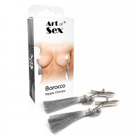Зажимы для сосков Art of Sex - Nipple Clamps Barocco Tassels - 2
