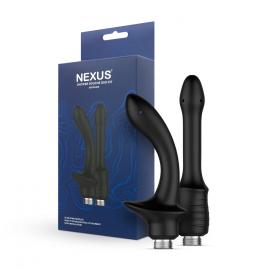 Набір анальних насадок для душу Nexus Beginner Shower Douche Duo Kit - Black, 2 шт. - 8