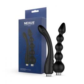 Набір анальних насадок для душу Nexus Shower Douche Duo Kit - Black, 2 шт - 9