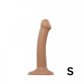 Насадка для страпону Strap-On-Me Dual Density Dildo Caramel S - 1