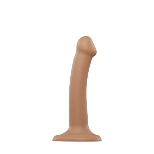 Насадка для страпона Strap-On-Me Dual Density Dildo Caramel S