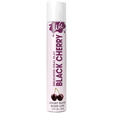 Лубрикант на водной основе Wet Oral Play Black Cherry (30 мл)