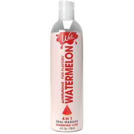 Согревающий лубрикант на водной основе Wet Warming Watermelon  4 in 1 (118 мл) - 1