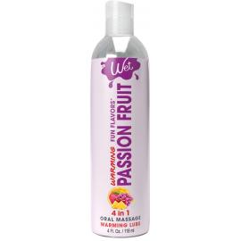 Согревающий лубрикант на водной основе Wet Warming Passion Fruit 4 in 1 (118 мл) - 1