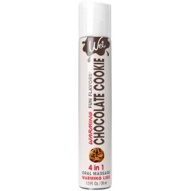 Согревающий лубрикант на водной основе Wet Warming Chocolate Cookie 4 in 1 (30 мл)