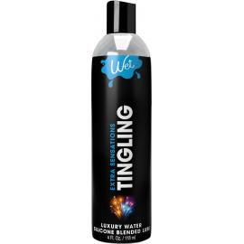 Охолоджуючий лубрикант на водно-силіконовій основі Wet Extra Sensations Tingling (118 мл) - 1