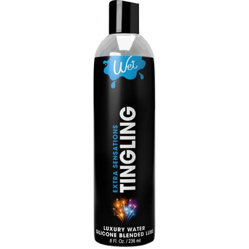 Охолоджуючий лубрикант на водно-силіконовій основі Wet Extra Sensations Tingling (236 мл)