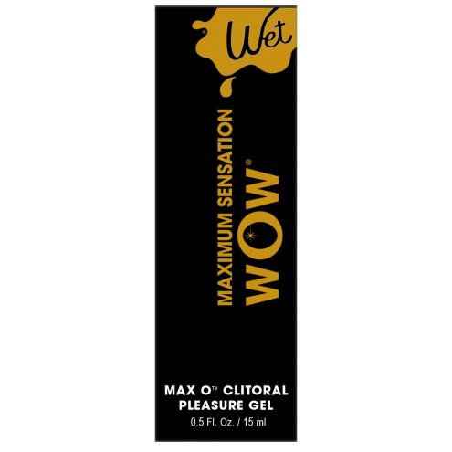 Збуджуючий гель для клітора Wet Wow Max O Clitoral Arousal Gel, легке поколювання (15 мл)