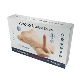 Торс із фалоімітатором на присосці SilexD Apollo L Male Torso - 3