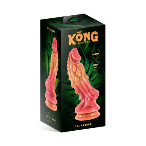 Фэнтезийный фаллоимитатор Kong Silicone The Dragon