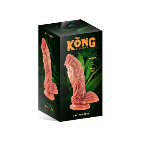 Фэнтезийный фаллоимитатор Kong Silicone The Phoenix