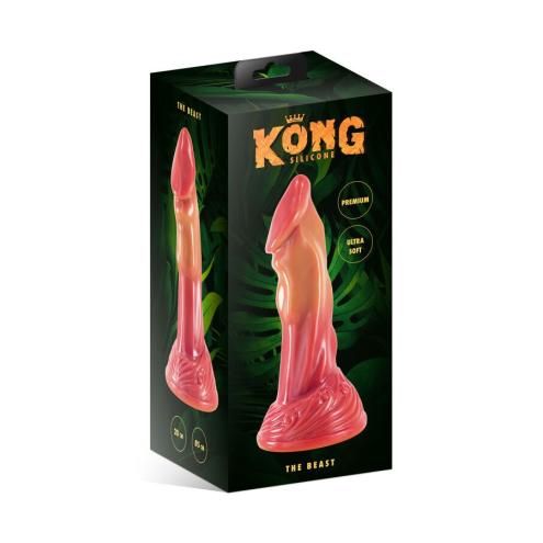 Фэнтезийный фаллоимитатор Kong Silicone The Beast