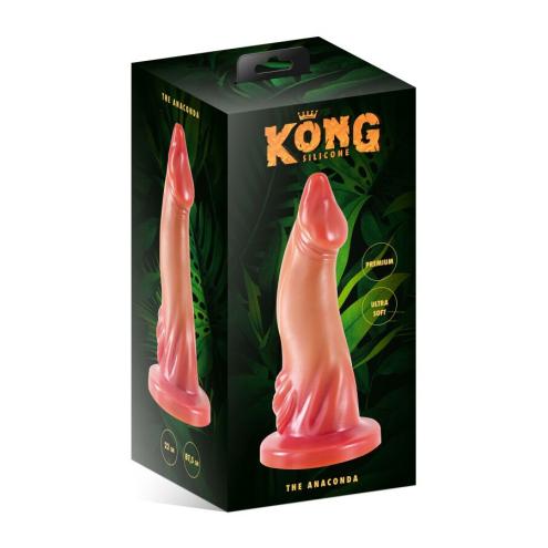 Фэнтезийный фаллоимитатор Kong Silicone The Anaconda