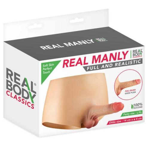 Страпон Real Body - Real Manly full and realistic L/XL